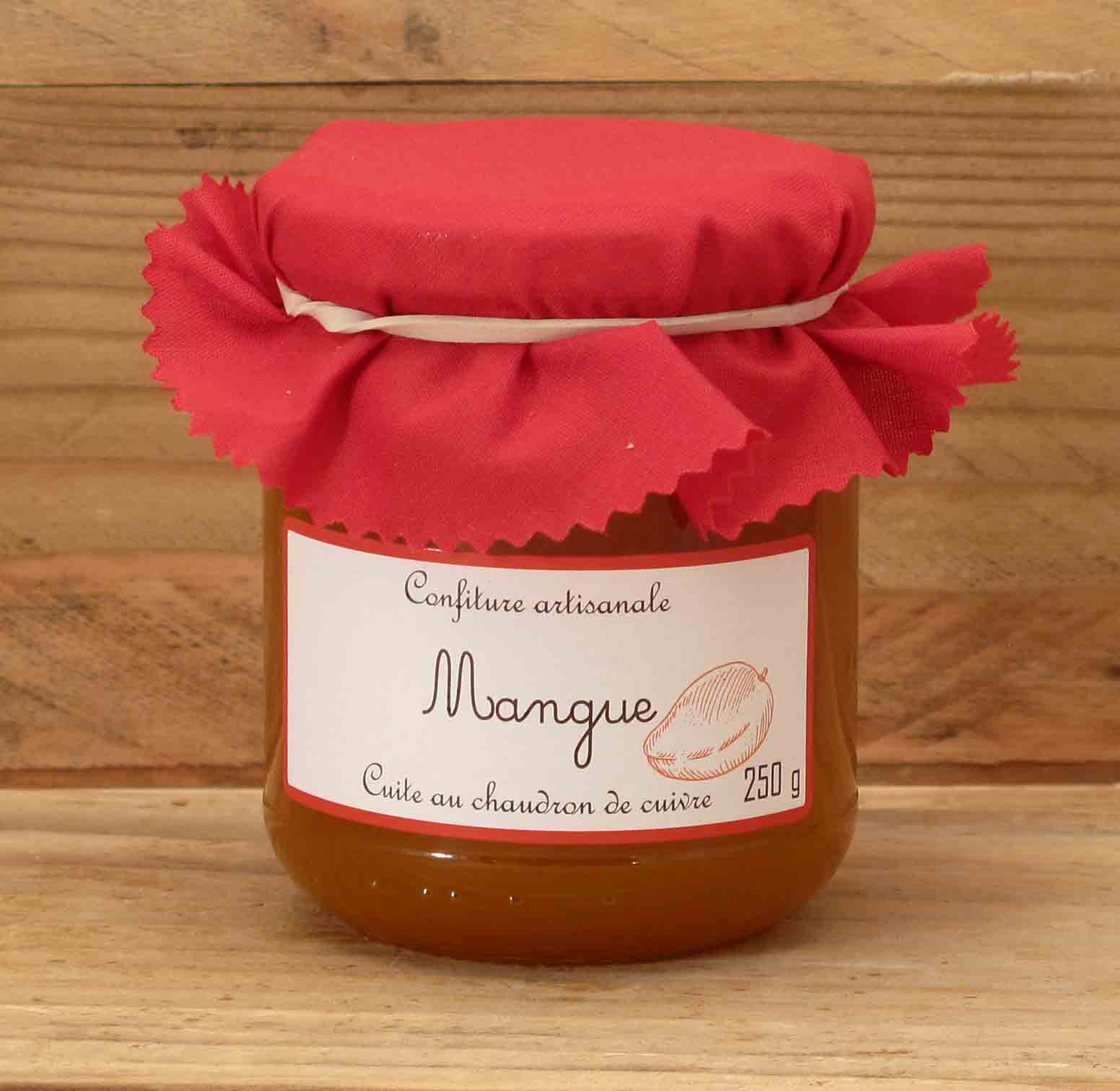 Confiture-artisanale-Mango Beauharnais Mango-Konfitüre