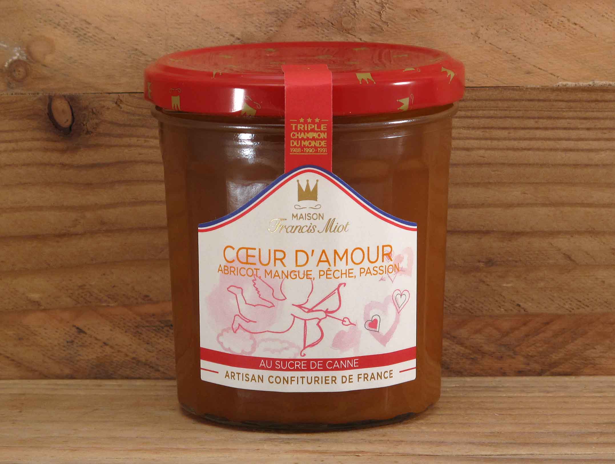 Francis-Miot-Coeur-d-Amour-Fruchtaufstrich-Liebeskonfiture-340 Maison Francis Miot Coeur D'Amour