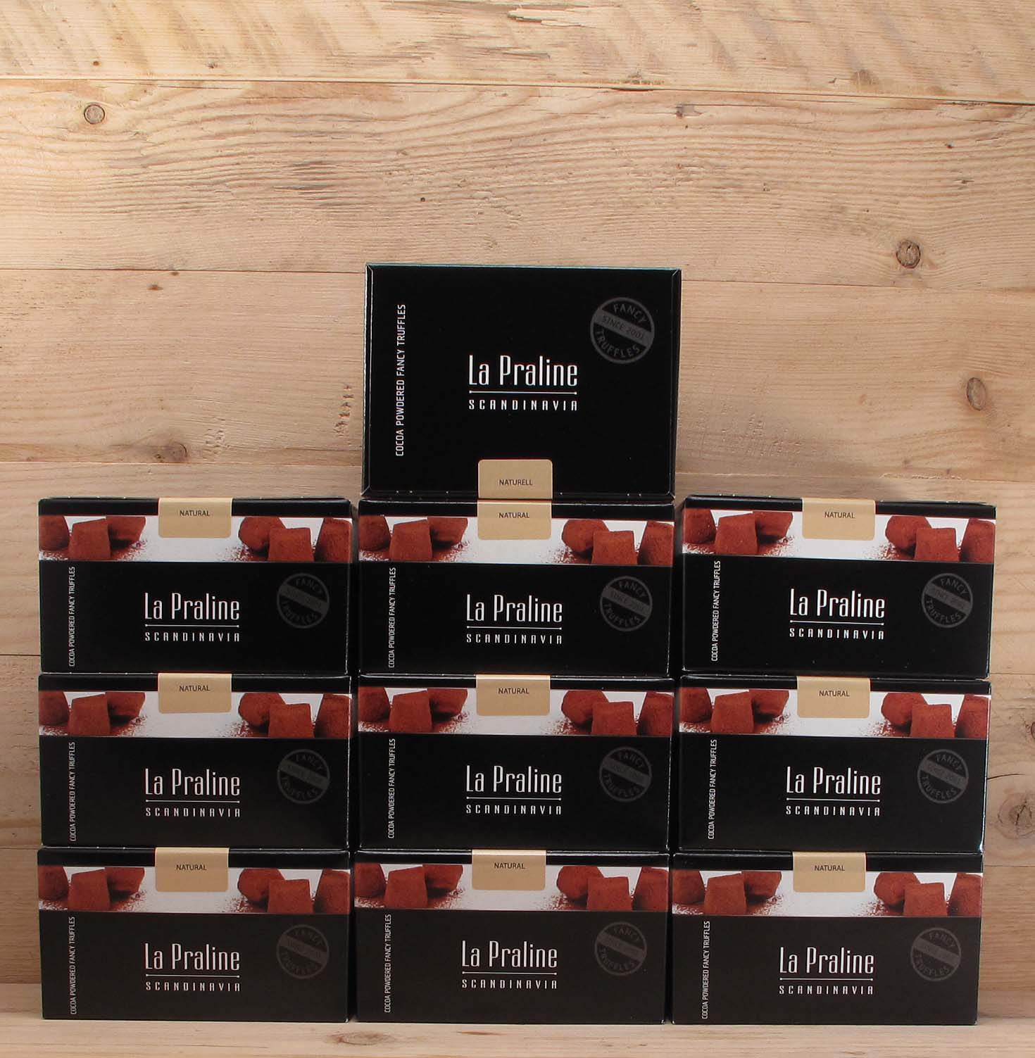 La Praline Natural Kakaohaltiges Konfekt 10er
