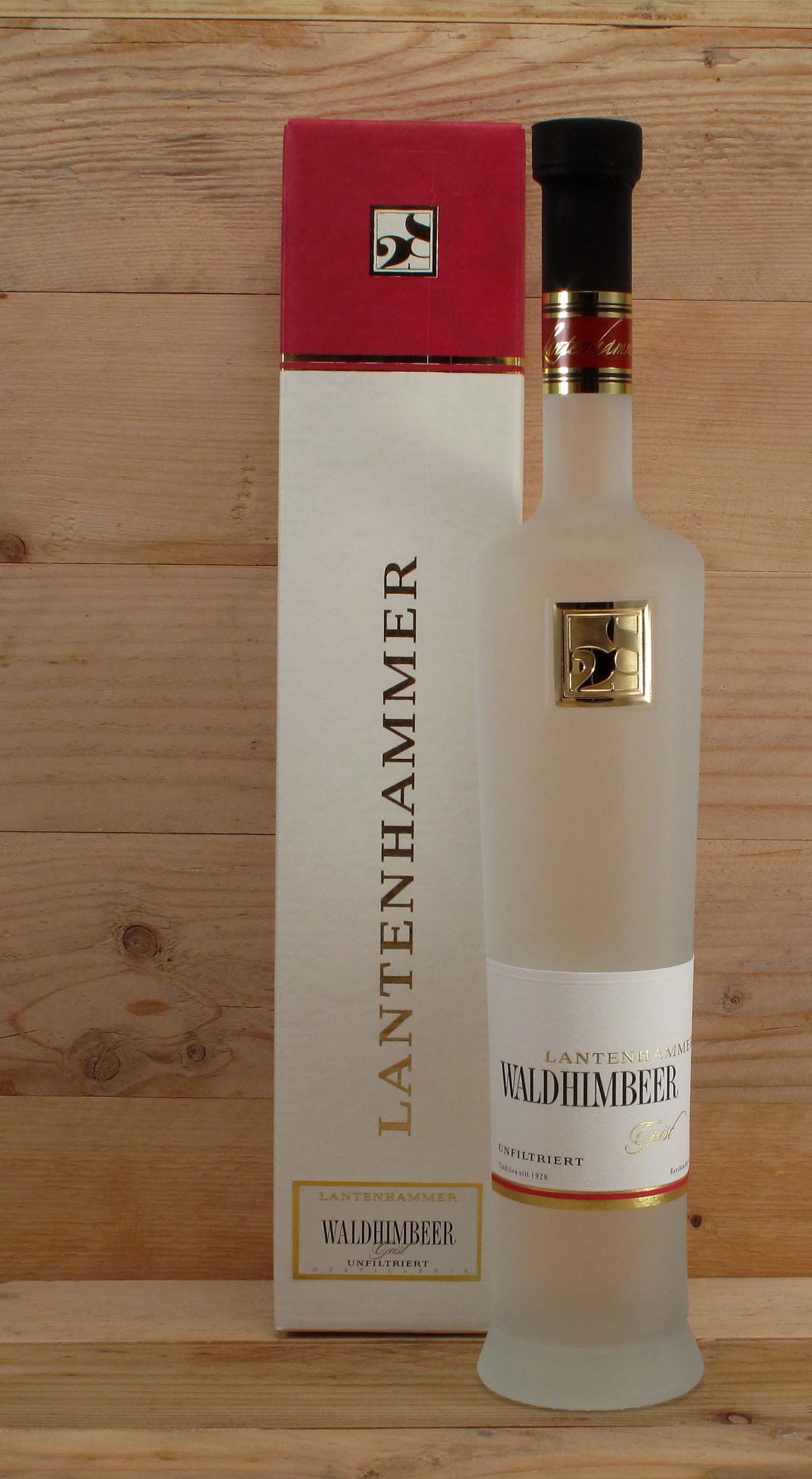 Lantenhammer Waldhimbeer Geist unfiltriert 42 % Vol.