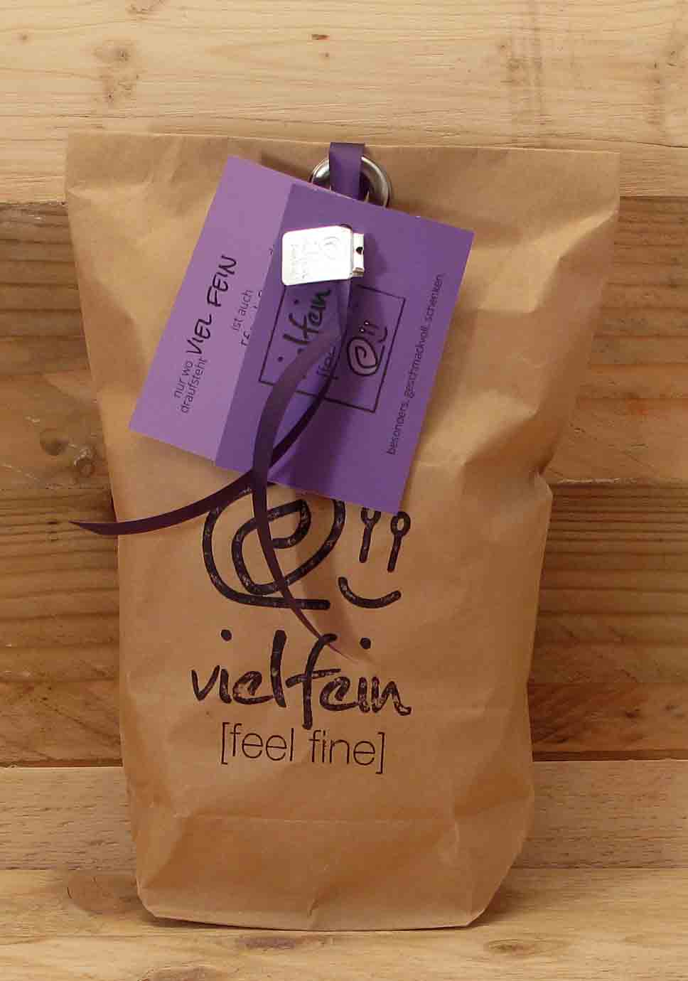 Individuelle viel fein [feel fine] Geschenktüte