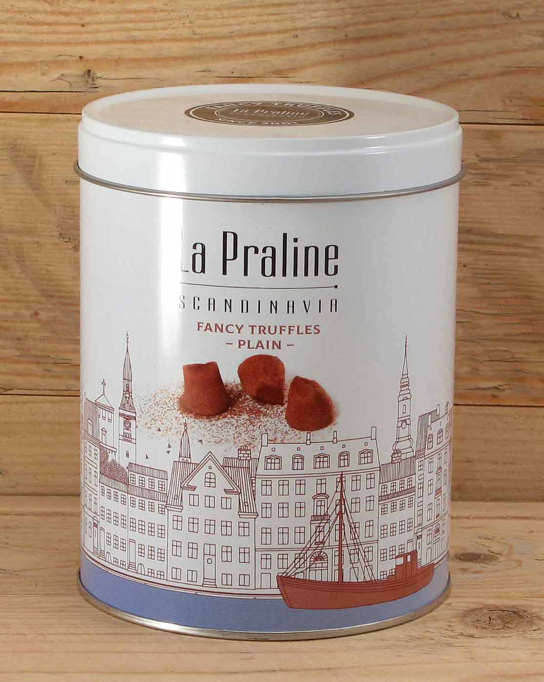 La Praline Plain TIN kakaohaltiges Konfekt