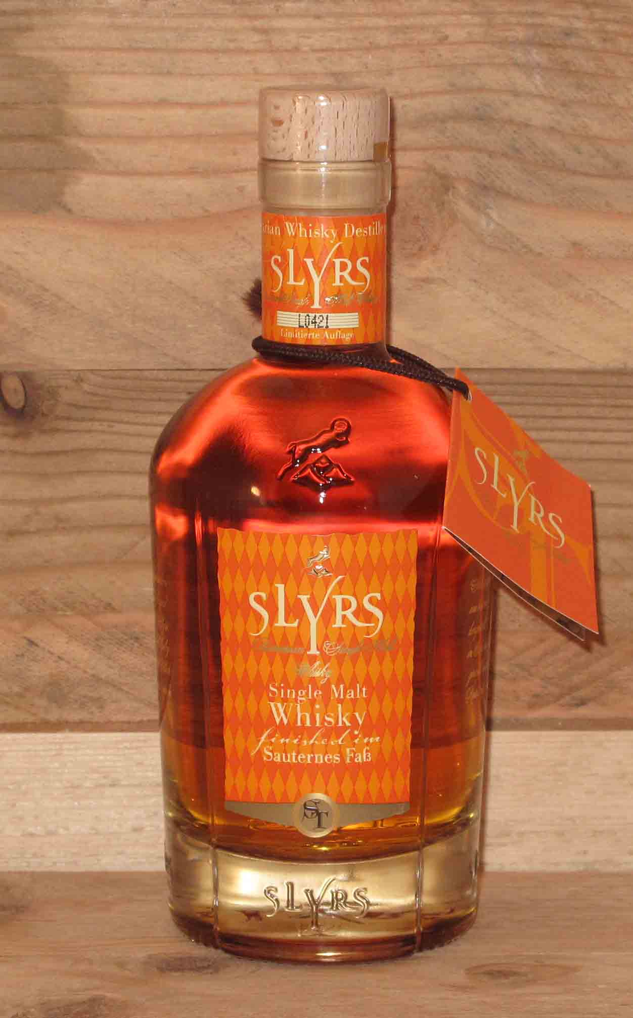 SLYRS Whisky Sauternes-Fass gefinished 0,35 l