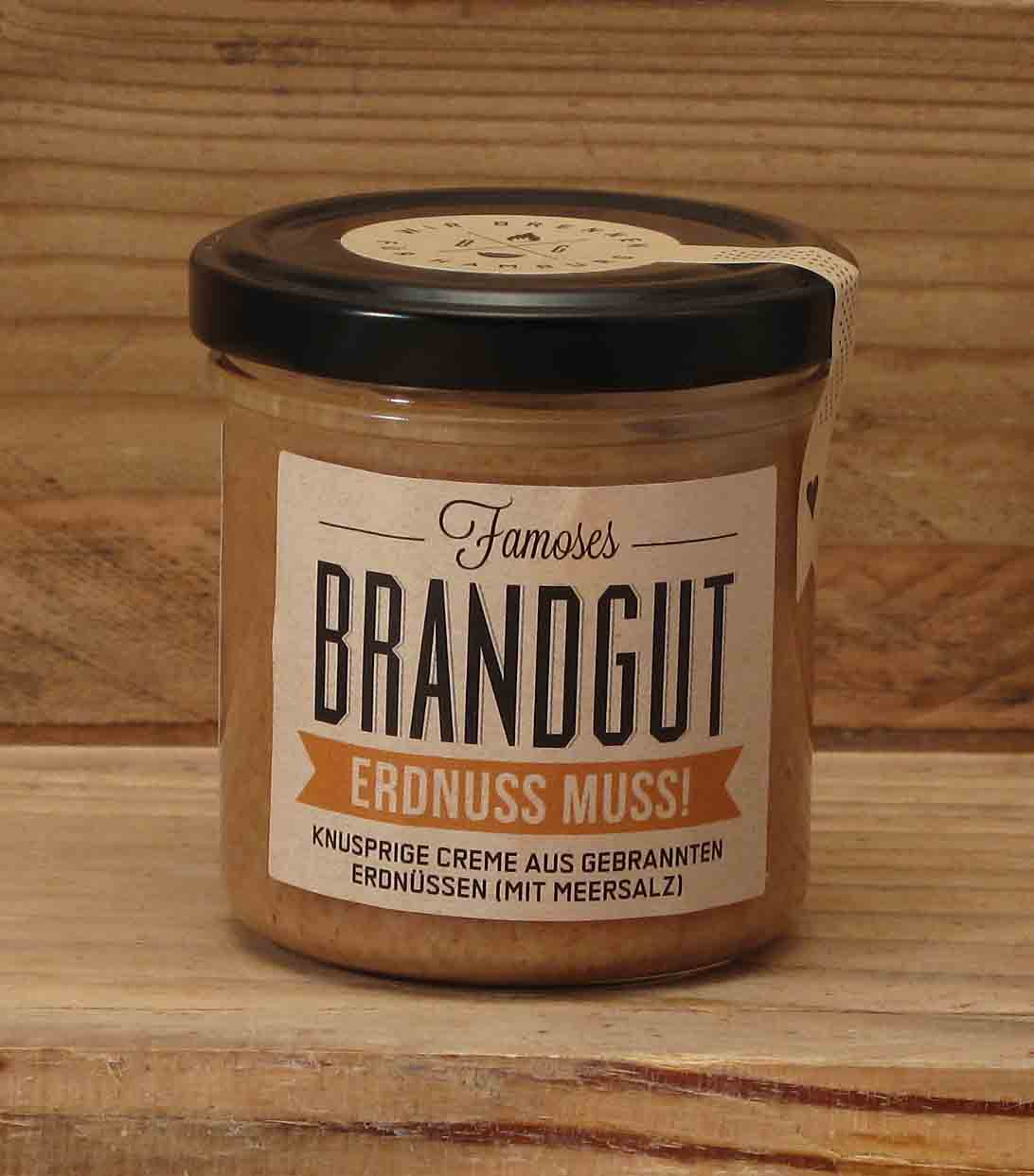 Brandgut Erdnuss muss - Knusprige Erdnusscreme