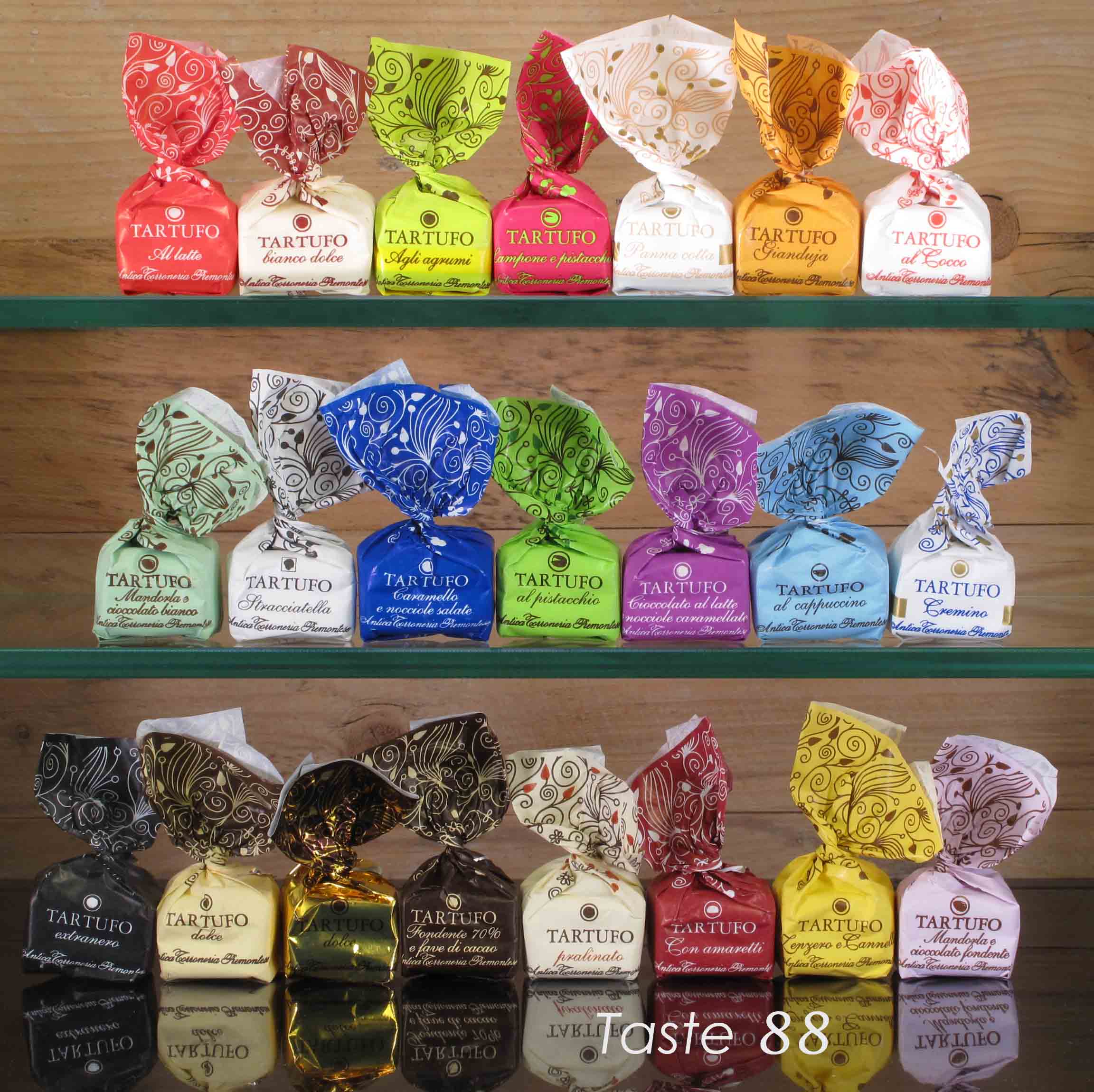 Geschenktüte Taste 88 Tartufi Dolci Mix 1232g