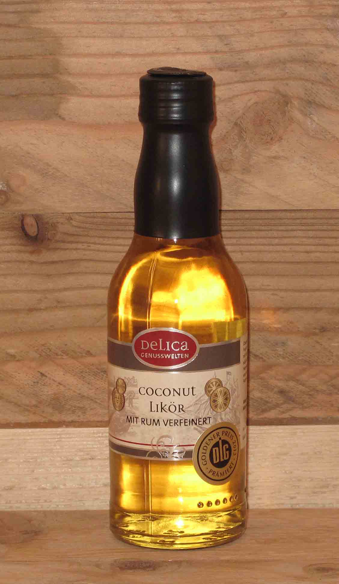 Delicia-Coconut-Likor Delica Coconut Likör mit Rum 38% vol.