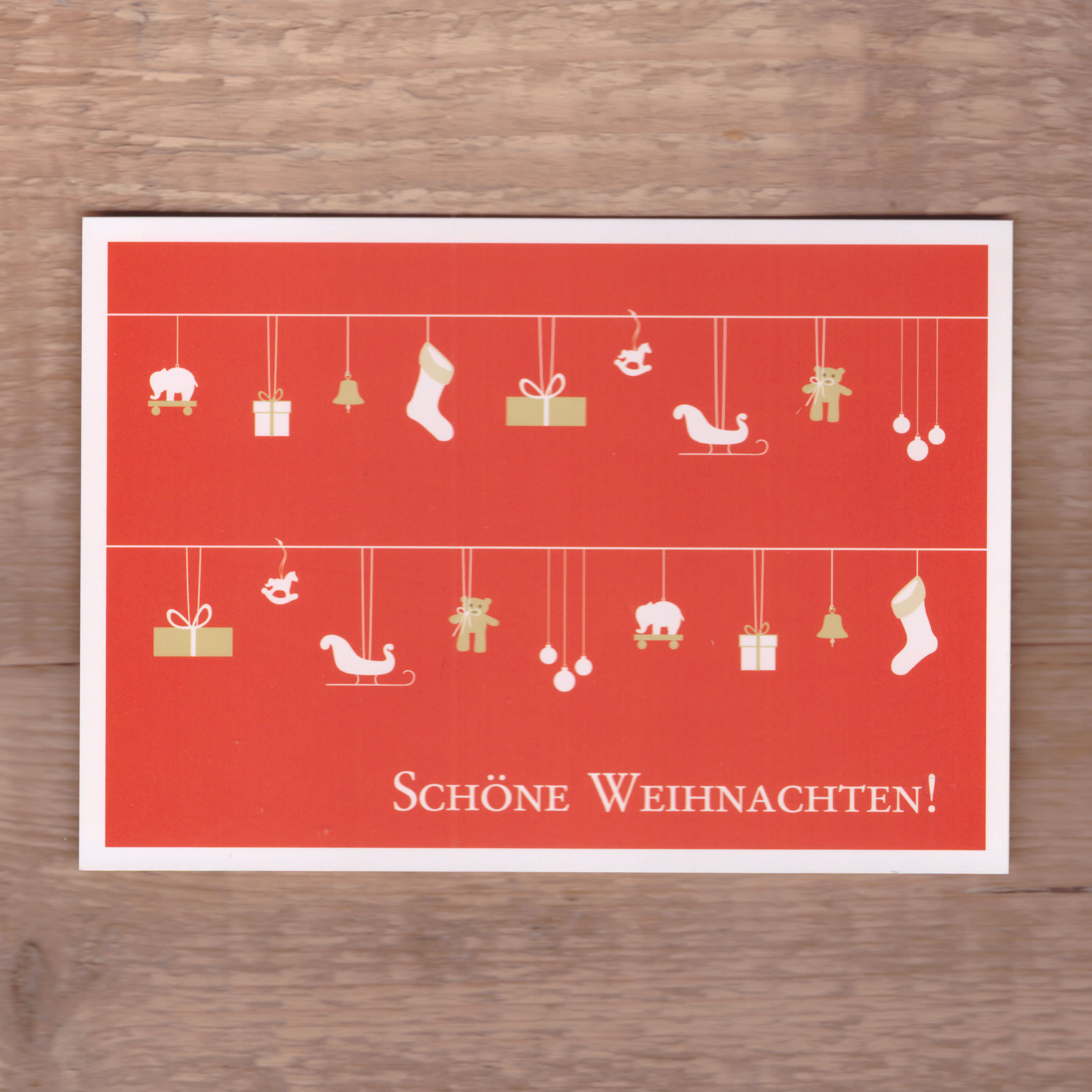 art-a-la-card Grußkarte Schöne Weihnachten