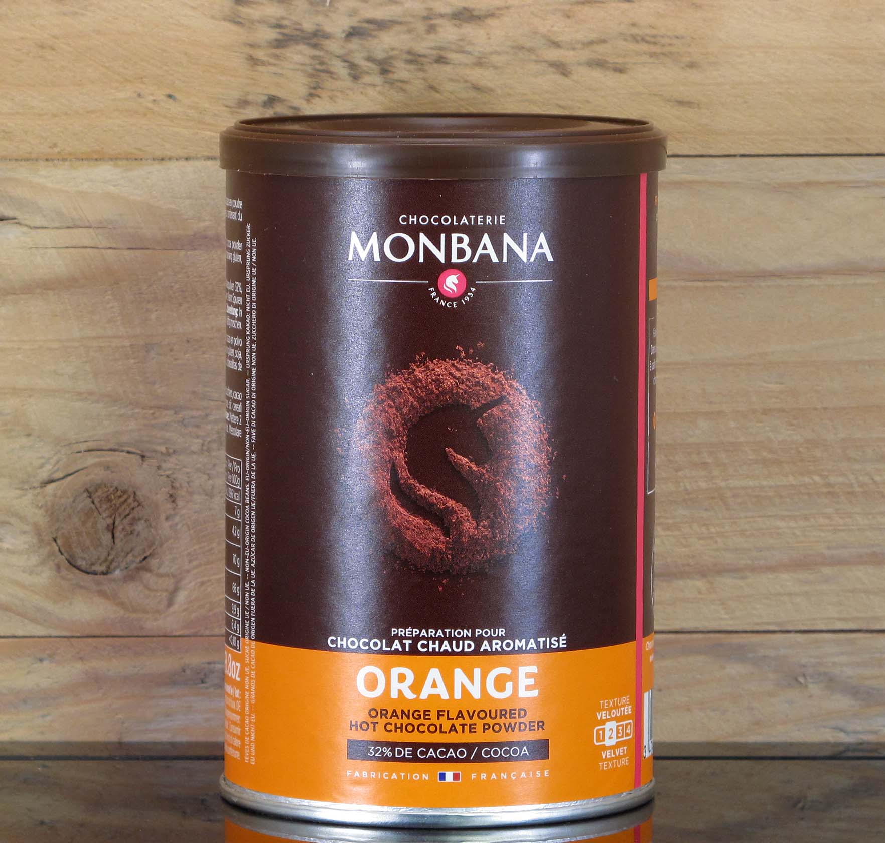 Monbana Orange Flavoured Hot Chocolate Powder  Monbana Orange Flavoured Hot Chocolate Powder