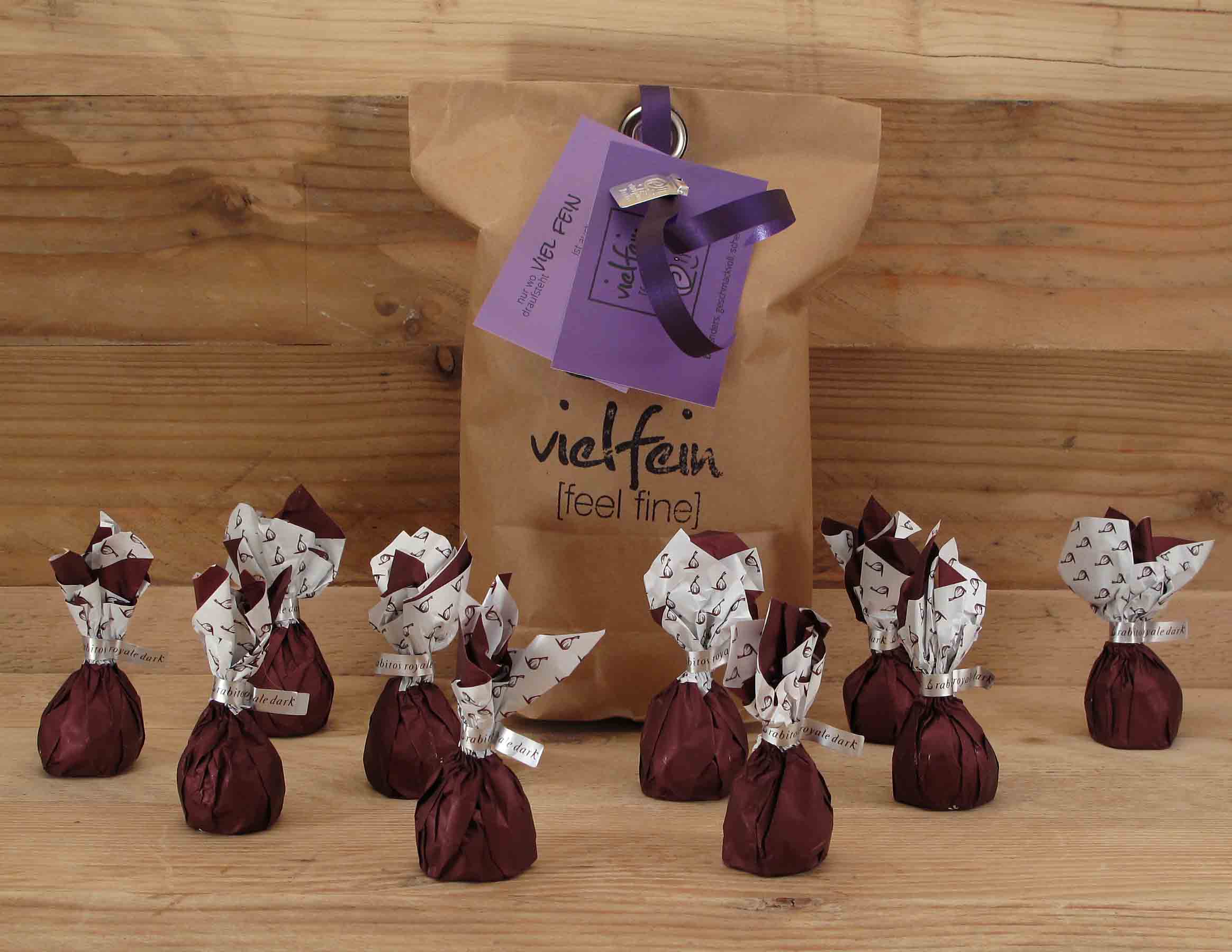 Rabitos Royale Geschenktüte Edel-Bitter 170g