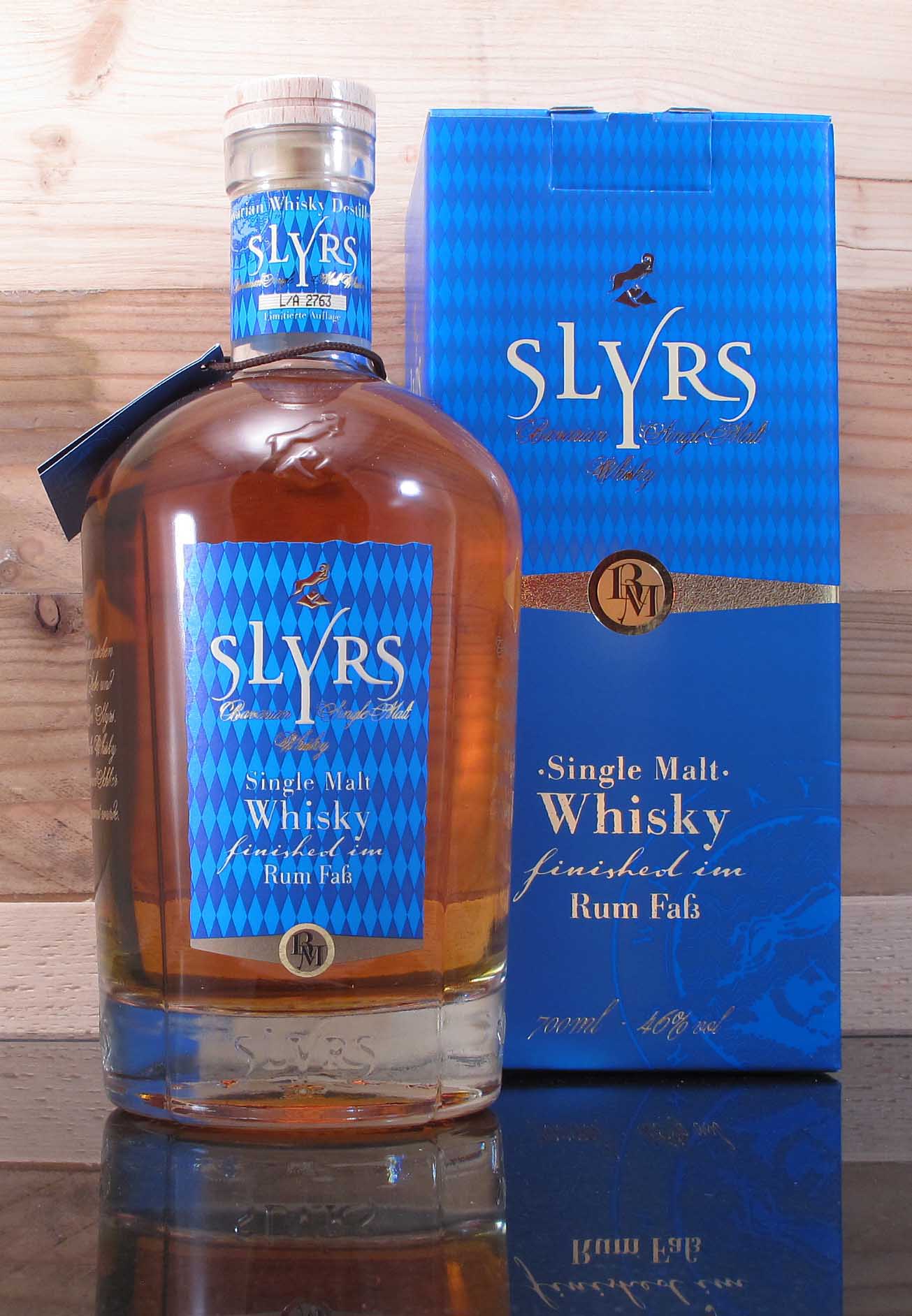 SLYRS Whisky Rum gefinished 0,7 l