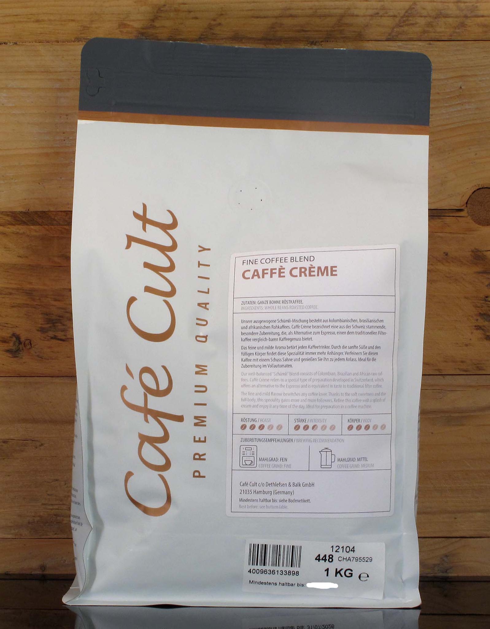 Café Cult Coffee Blend Caffé Créme 1Kg
