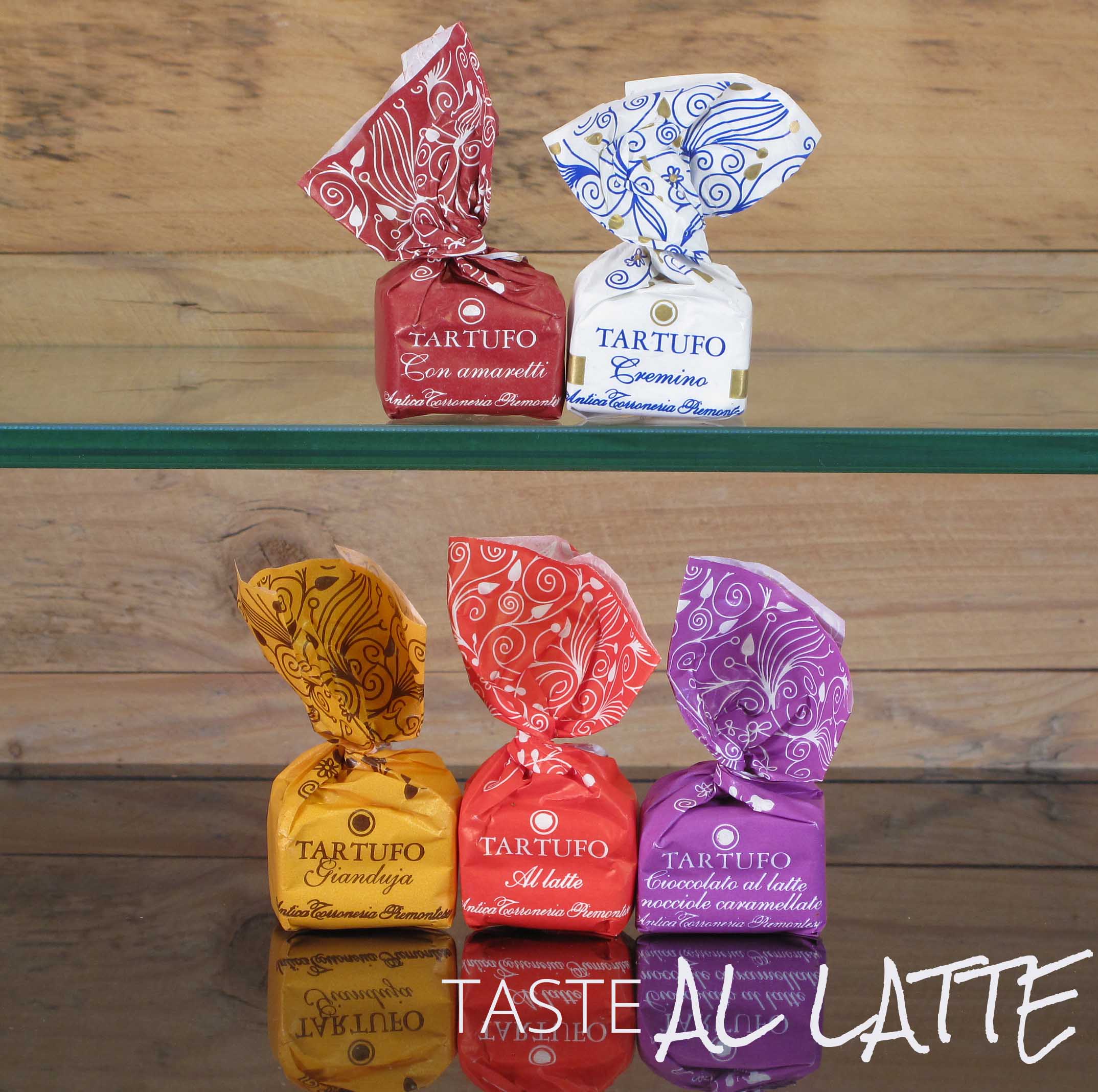 Antica Torroneria Piemontese Geschenktüte Taste Tartufi Dolci Bianco 20er Mix 280g