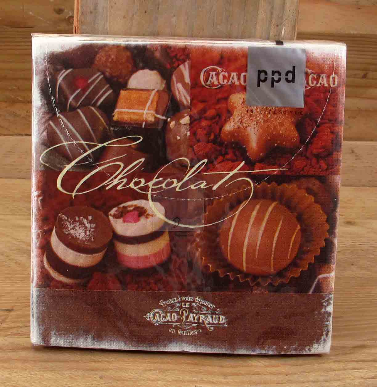 Servietten-Chocolate Servietten "Chocolate" 30x30 cm