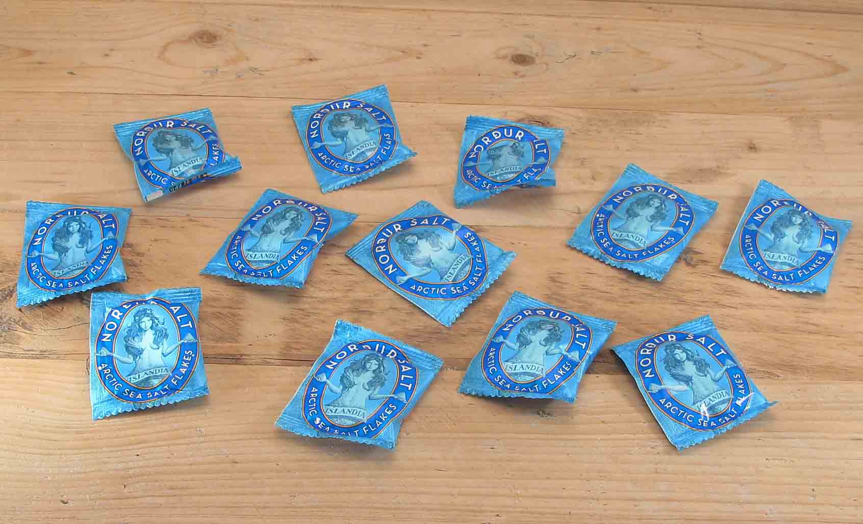 Nordur Meersalz Flocken 12er Tütchen
