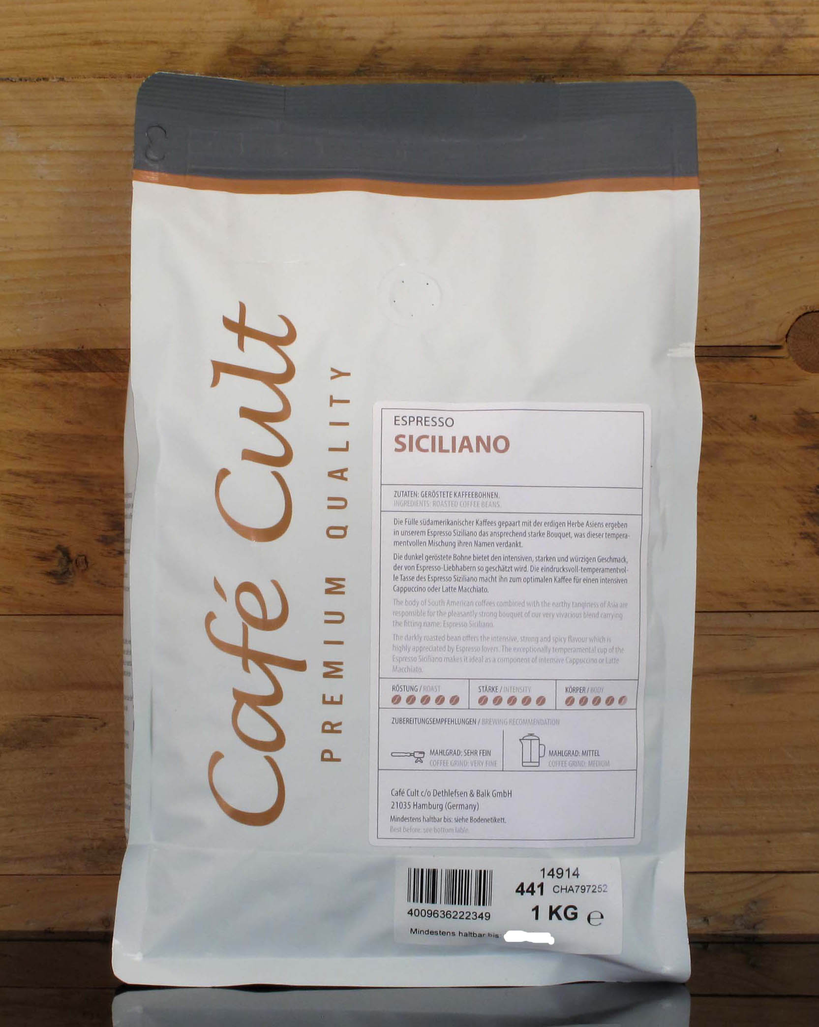 Café Cult Espresso Siciliano 1Kg