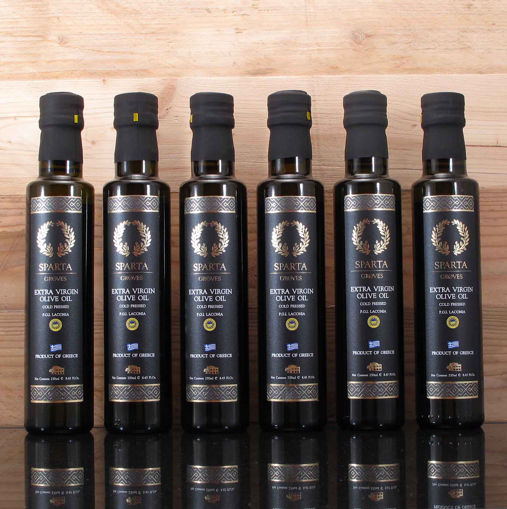 Sparta Groves Extra Natives Olivenöl P.G.I. Laconia 6 X 250ml