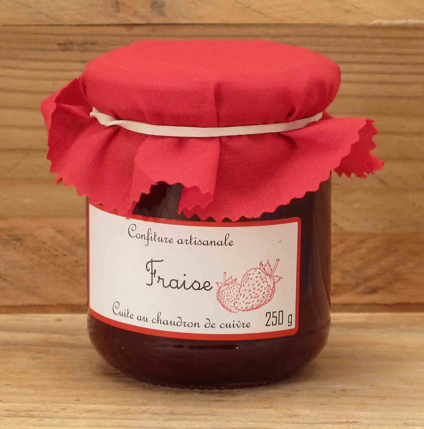 Confiture-artisanale-Erdbeer Beauharnais Erdbeer-Konfitüre